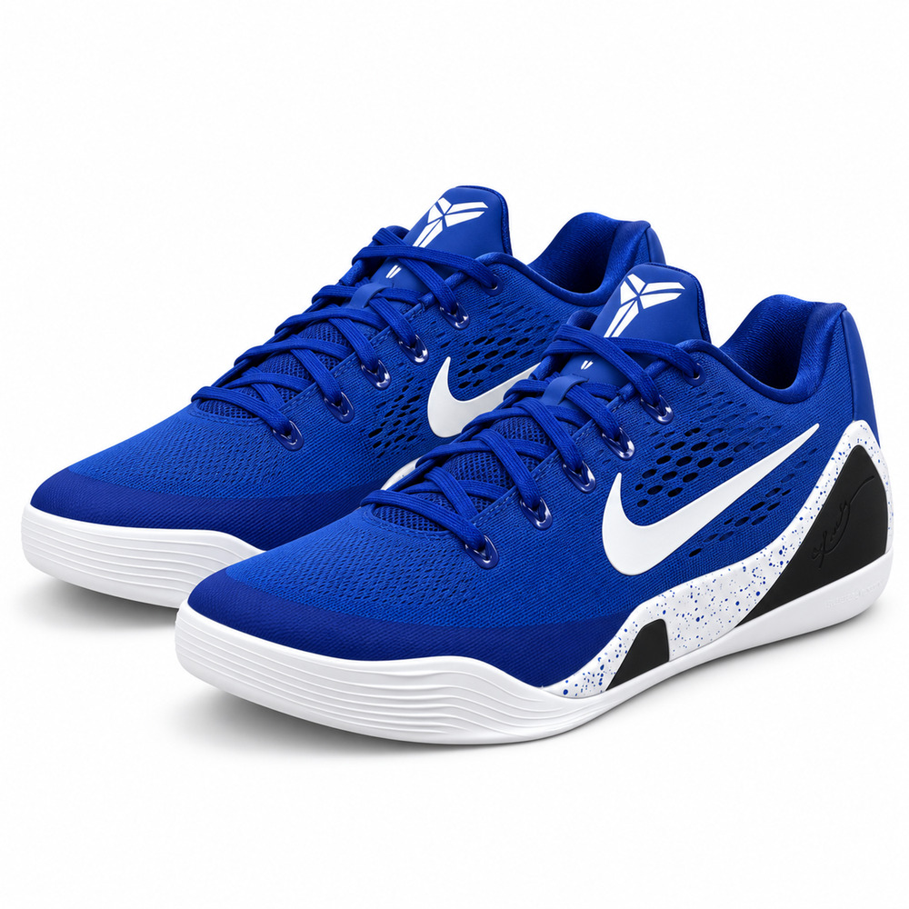 Nike Kobe 9 Elite Low EM Protro Game Royal White Sneakers IH1401-400 Mens Size 9